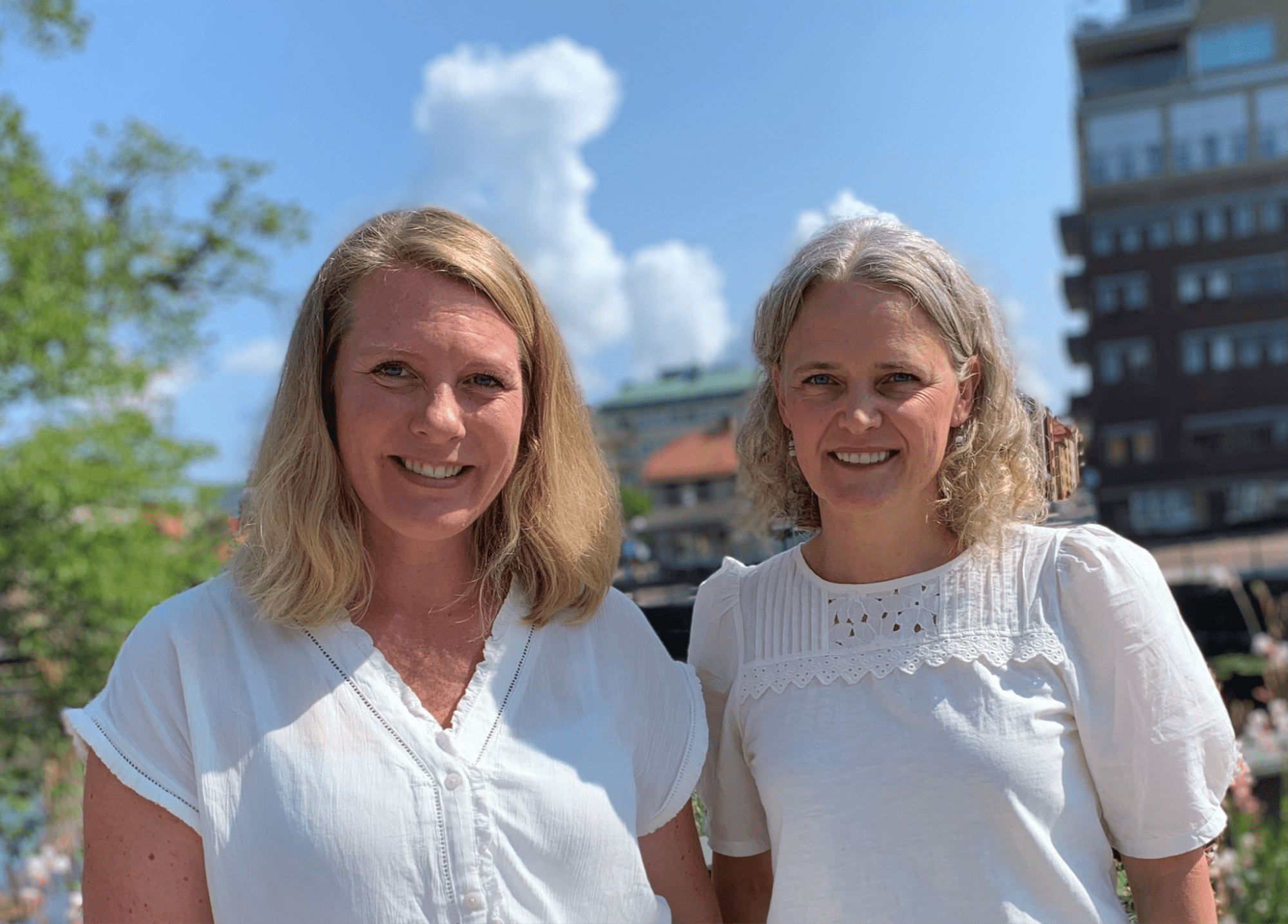 a portrait of Karin Simonsson and Emma Liljestad
